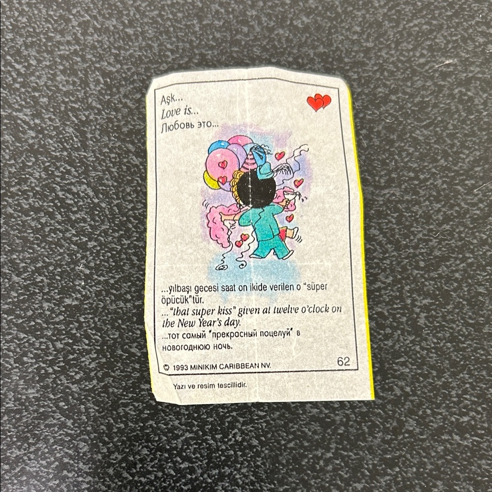 Vintage Love Is Comic Card